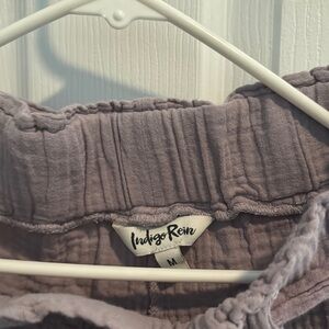 Indigo Rein Purple Gathered Waist Pants